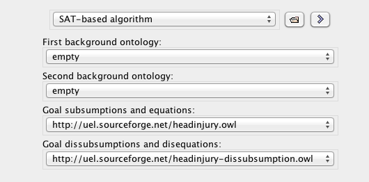 example ontologies selected in UEL